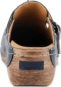 Spring Step Happy Women's Clog/Mule Shoes Navy : EU 36 (US Women's 5.5-6) M, Leather - Image 4