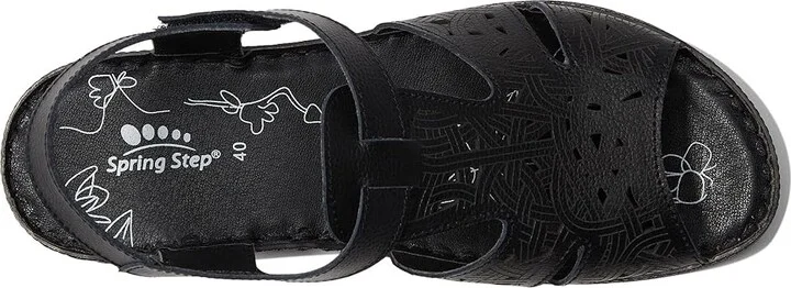Spring Step Hermila Women's Shoes Black : EU 37 (US Women's 6.5-7) M, Synthetic - Image 2
