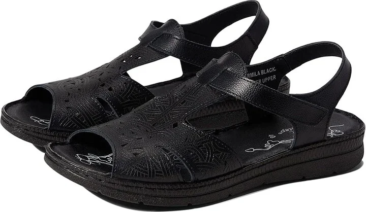 Spring Step Hermila Women's Shoes Black : EU 37 (US Women's 6.5-7) M, Synthetic