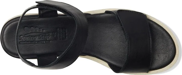 Spring Step Hileman Women's Sandals Black : EU 37 (US Women's 6.5-7) M, Leather - Image 2