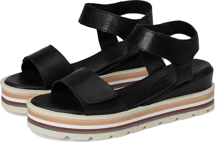 Spring Step Hileman Women's Sandals Black : EU 37 (US Women's 6.5-7) M, Leather