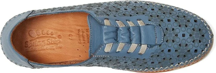 Spring Step Indi Women's Work Lace-up Boots Blue : EU 39 (US Women's 8.5) M, Leather - Image 2