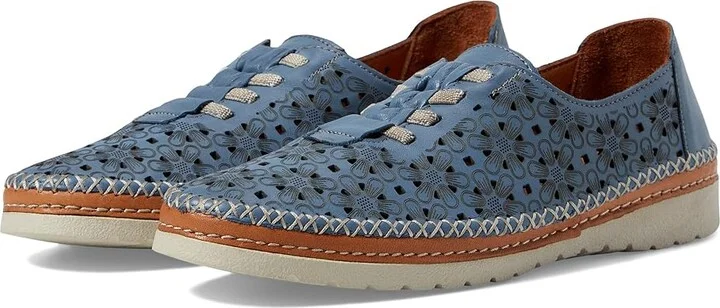 Spring Step Indi Women's Work Lace-up Boots Blue : EU 39 (US Women's 8.5) M, Leather