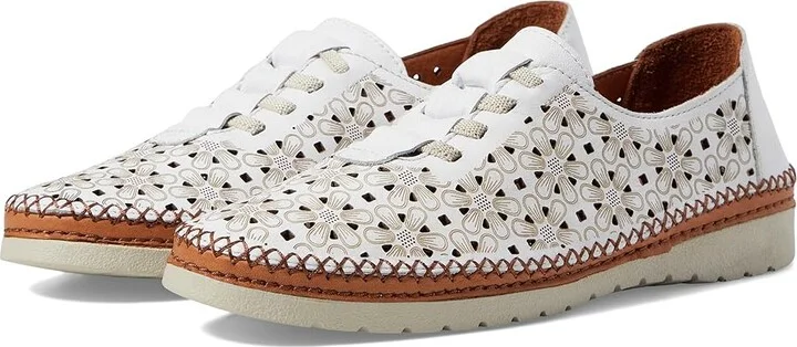 Spring Step Indi Women's Work Lace-up Boots White : EU 37 (US Women's 6.5-7) M, Leather