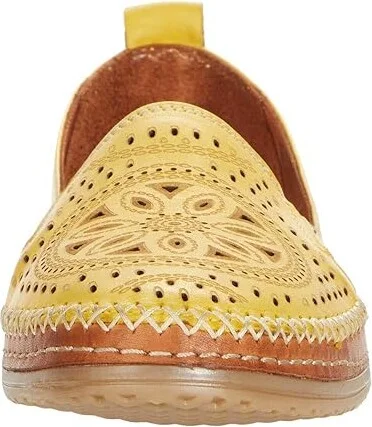 Spring Step Ingrid Women's Shoes Yellow Leather : EU 38 (US Women's 7.5-8) M - Image 5