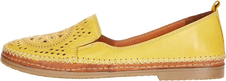 Spring Step Ingrid Women's Shoes Yellow Leather : EU 38 (US Women's 7.5-8) M - Image 6