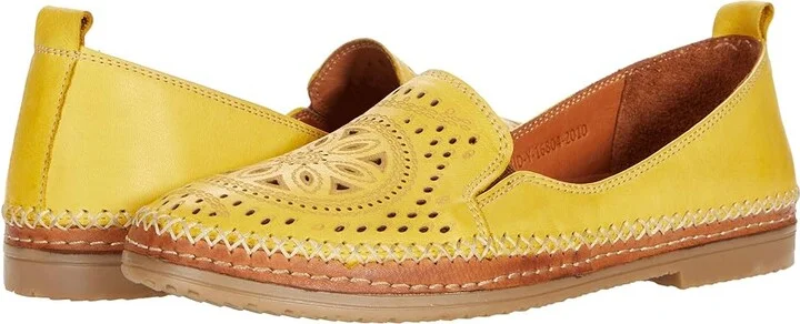 Spring Step Ingrid Women's Shoes Yellow Leather : EU 38 (US Women's 7.5-8) M