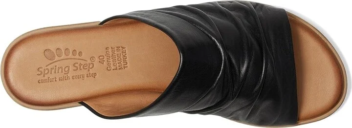 Spring Step Jaleel Women's Sandals Black : EU 38 (US Women's 7.5-8) M, Leather - Image 2