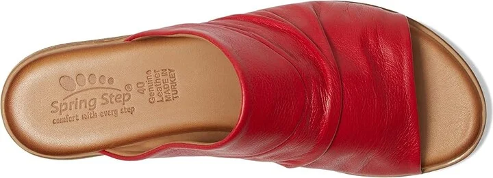 Spring Step Jaleel Women's Sandals Red : EU 39 (US Women's 8.5) M, Leather - Image 2