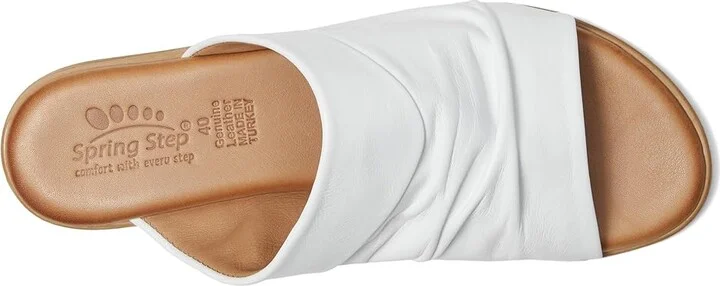 Spring Step Jaleel Women's Sandals White : EU 42 (US Women's 10.5-11) M, Leather - Image 2