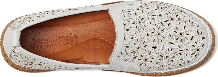 Spring Step Jookin-W Women's Flat Shoes White : EU 40 (US Women's 9) M, Leather - Image 2