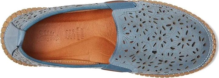 Spring Step Jookin Women's Work Lace-up Boots Blue : EU 36 (US Women's 5.5-6) M, Leather/Rubber - Image 2