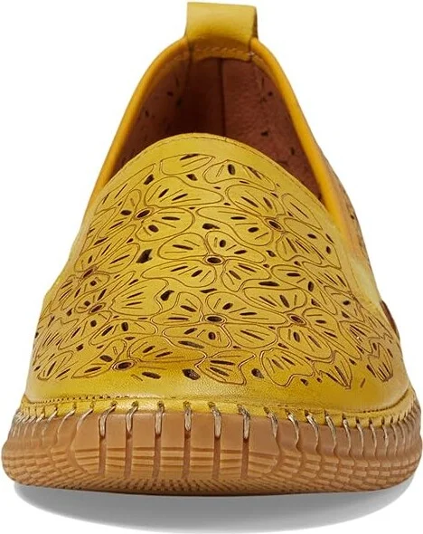 Spring Step Jookin Women's Work Lace-up Boots Yellow : EU 39 (US Women's 8.5) M, Leather/Rubber - Image 5