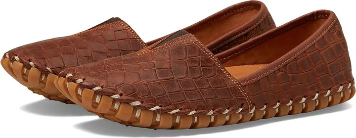 Spring Step Kathaleta Croco Women's Shoes Camel : EU 36 (US Women's 5.5-6) M, Leather