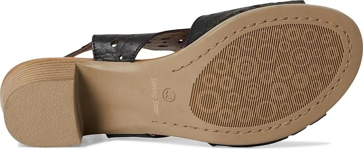Spring Step Kovach Women's Sandals Black : EU 36 (US Women's 5.5-6) M, Leather - Image 3