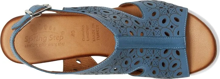 Spring Step Kovach Women's Sandals Blue : EU 42 (US Women's 10.5-11) M, Leather - Image 2