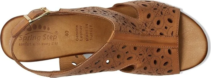 Spring Step Kovach Women's Sandals Camel : EU 36 (US Women's 5.5-6) M, Leather - Image 2