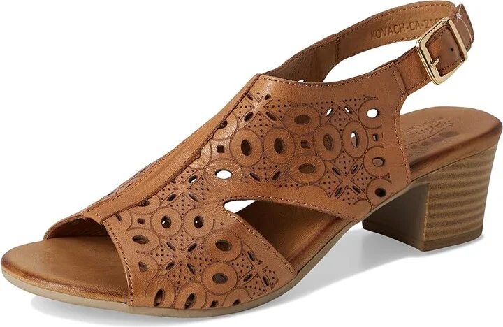 Spring Step Kovach Women's Sandals Camel : EU 36 (US Women's 5.5-6) M, Leather - Image 5