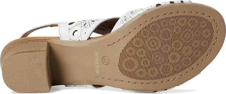 Spring Step Kovach Women's Sandals White : EU 39 (US Women's 8.5) M, Leather - Image 3