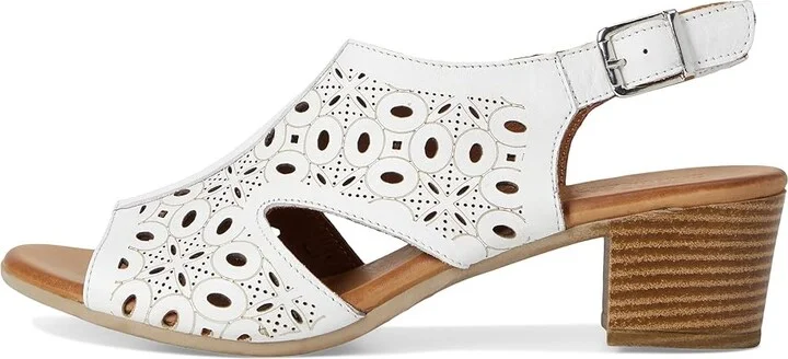 Spring Step Kovach Women's Sandals White : EU 39 (US Women's 8.5) M, Leather - Image 6