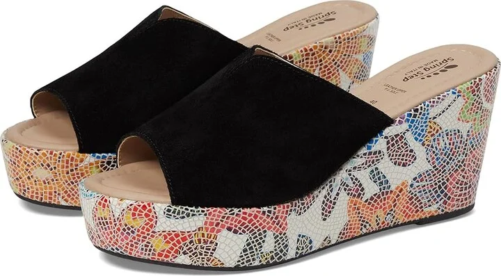 Spring Step Laylani Women's Shoes Black Suede : EU 35 (US Women's 5) M