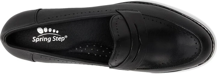 Spring Step Loafette Women's Shoes Black : EU 40 (US Women's 9) M, Leather - Image 2