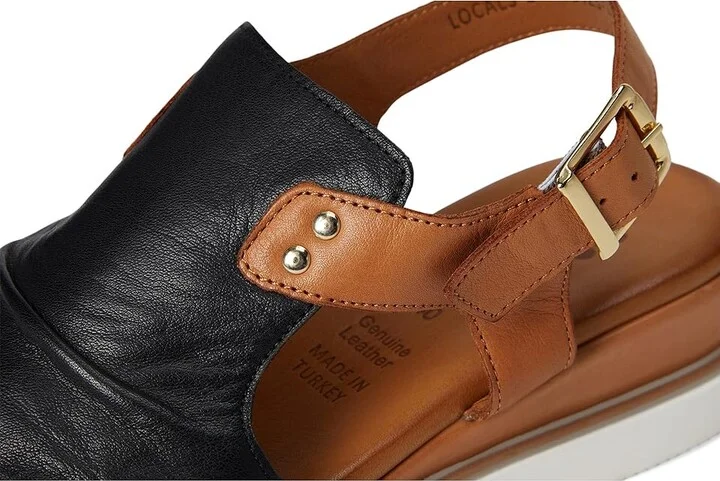 Spring Step Locals Women's Sandals Black : EU 39 (US Women's 8.5) M, Leather - Image 7