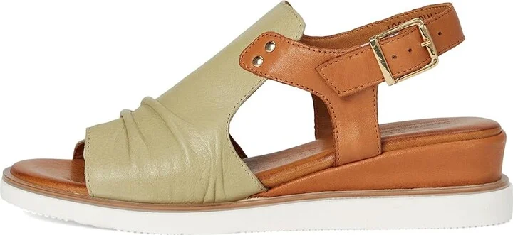 Spring Step Locals Women's Sandals Olive : EU 37 (US Women's 6.5-7) M, Leather - Image 6