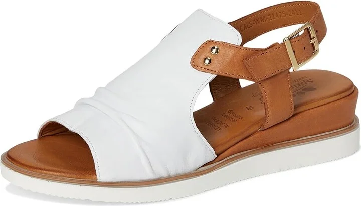 Spring Step Locals Women's Sandals White : EU 39 (US Women's 8.5) M, Leather - Image 5