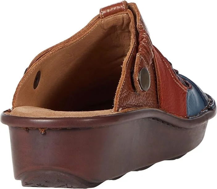 Spring Step Lollipop Women's Clog/Mule Shoes Navy : EU 36 (US Women's 5.5-6) M, Leather - Image 4