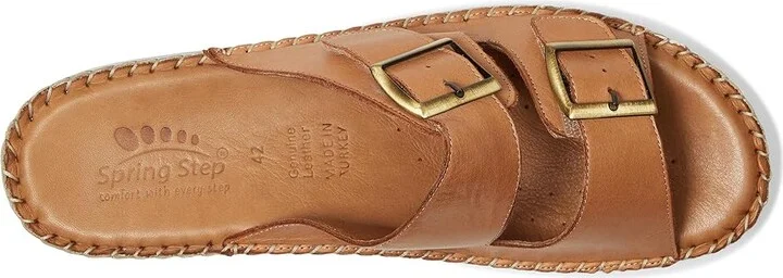 Spring Step Minisia Women's Sandals Camel : EU 42 (US Women's 10.5-11) M, Leather/Rubber - Image 2