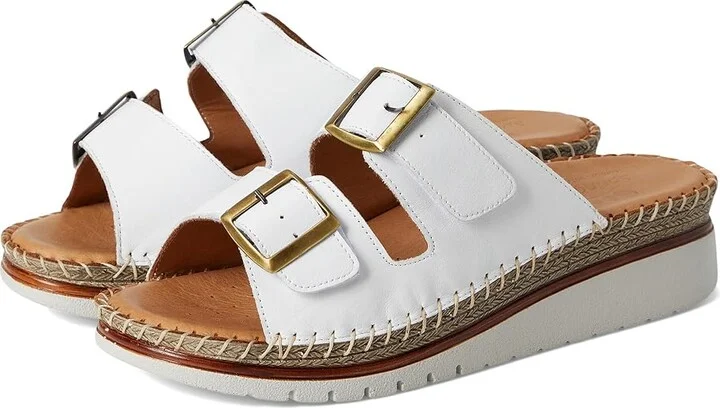 Spring Step Minisia Women's Sandals White : EU 39 (US Women's 8.5) M, Leather/Rubber