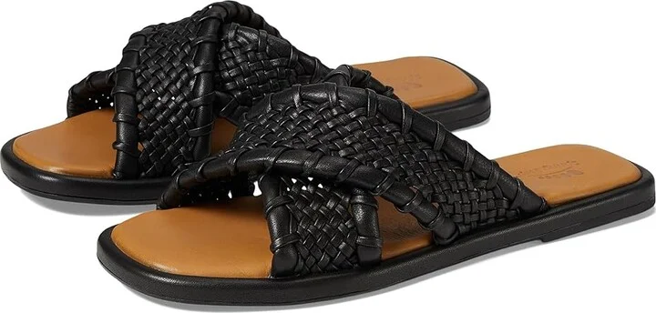 Spring Step Montauk Women's Sandals Black : EU 39 (US Women's 8.5) M, Leather