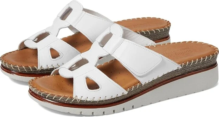 Spring Step Montera Women's Sandals White : EU 41 (US Women's 9.5-10) M, Leather