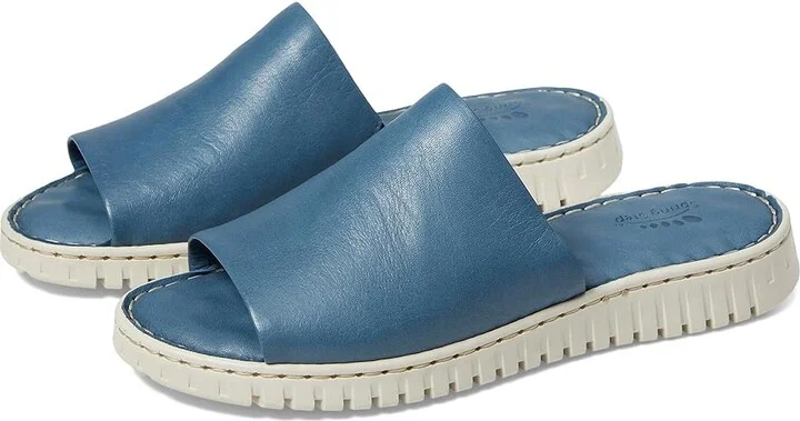 Spring Step Nappa Women's Sandals Blue : EU 39 (US Women's 8.5) M, Leather