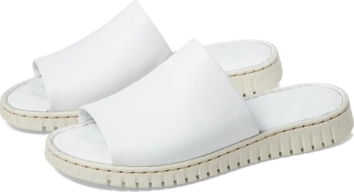 Spring Step Nappa Women's Sandals White : EU 37 (US Women's 6.5-7) M, Leather