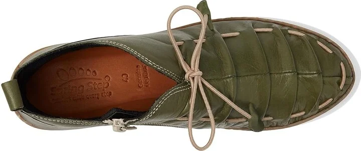 Spring Step Nespea Women's Shoes Olive Green : EU 37 (US Women's 6.5-7) M, Leather - Image 2