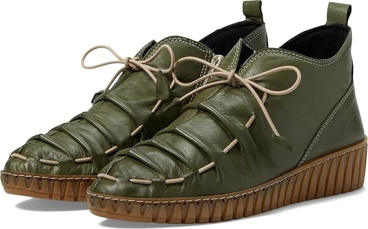 Spring Step Nespea Women's Shoes Olive Green : EU 37 (US Women's 6.5-7) M, Leather