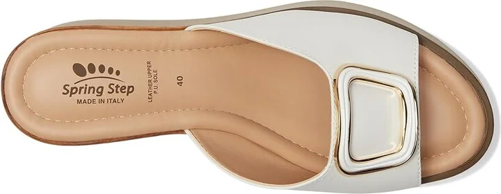 Spring Step Newwell Women's Sandals White : EU 40 (US Women's 9) M, Leather - Image 2