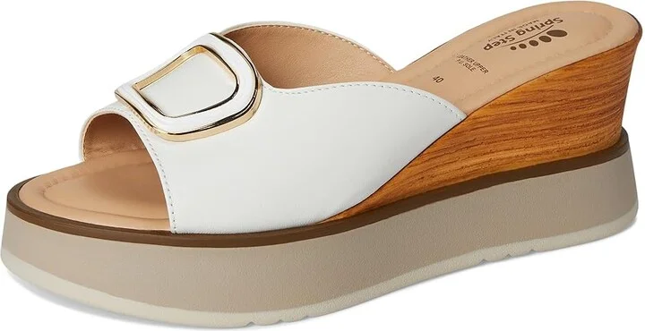 Spring Step Newwell Women's Sandals White : EU 40 (US Women's 9) M, Leather - Image 5