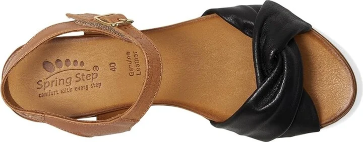 Spring Step Nihira Women's Sandals Black : EU 40 (US Women's 9) M, Leather - Image 2