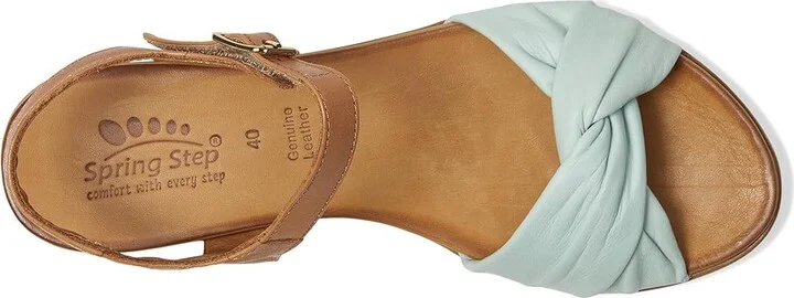 Spring Step Nihira Women's Sandals Mint Green : EU 40 (US Women's 9) M, Leather - Image 2