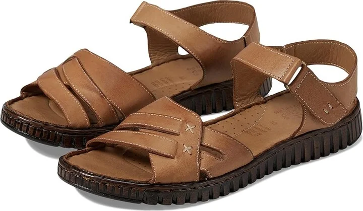 Spring Step Nochella Women's Sandals Camel : EU 41 (US Women's 9.5-10) M, Leather