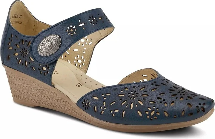 Spring Step Nougat Wedge Sandal