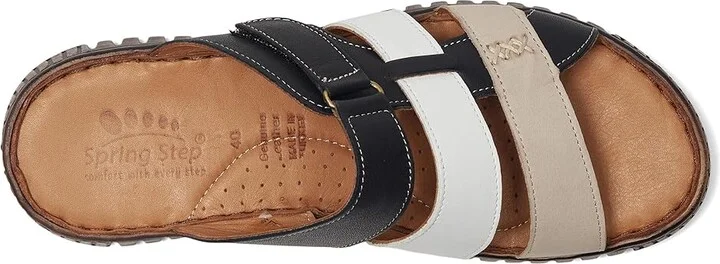 Spring Step Olly Women's Sandals Black : EU 38 (US Women's 7.5-8) M, Leather - Image 2