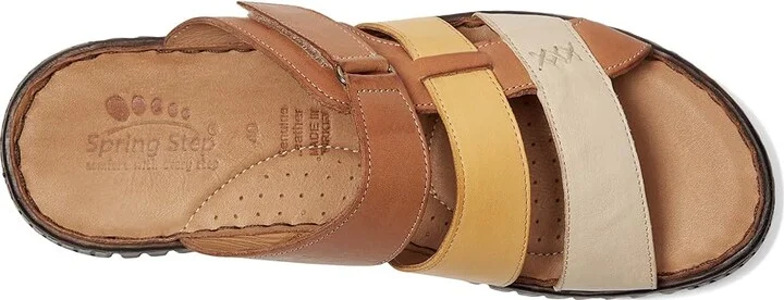 Spring Step Olly Women's Sandals Camel : EU 37 (US Women's 6.5-7) M, Leather - Image 2