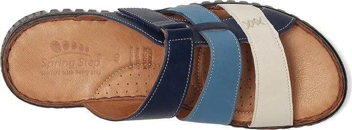 Spring Step Olly Women's Sandals Denim : EU 38 (US Women's 7.5-8) M, Leather - Image 2