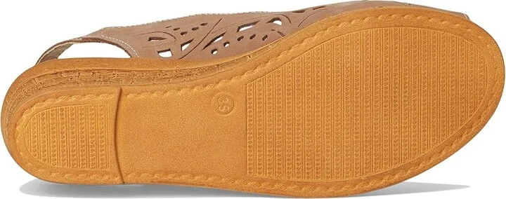 Spring Step Orella Women's Wedge Shoes Beige Nubuck : EU 35 (US Women's 5) M, Suede - Image 4