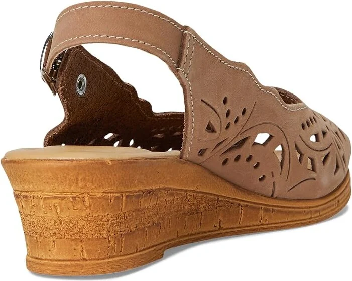 Spring Step Orella Women's Wedge Shoes Beige Nubuck : EU 35 (US Women's 5) M, Suede - Image 5