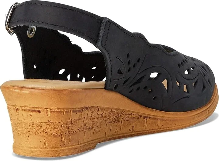 Spring Step Orella Women's Wedge Shoes Black Nubuck : EU 35 (US Women's 5) M, Suede - Image 5